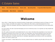 Tablet Screenshot of cestatesales.com